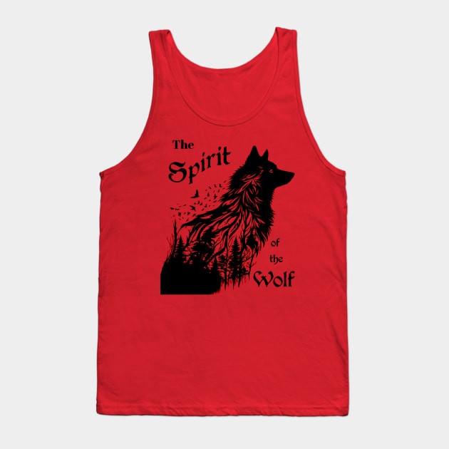 The Spirit of the Wolf Tank Top by 5 Points Designs